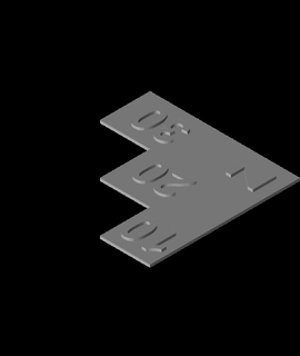 konveyör kemer 3d yazıcı kalibrasyon dosya model teşekkürler 3d print model - Mito3D