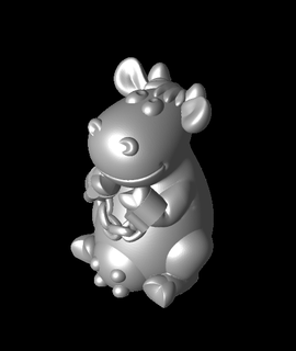 mahkum inek cehennem hayvanlar 3d print model - Mito3D