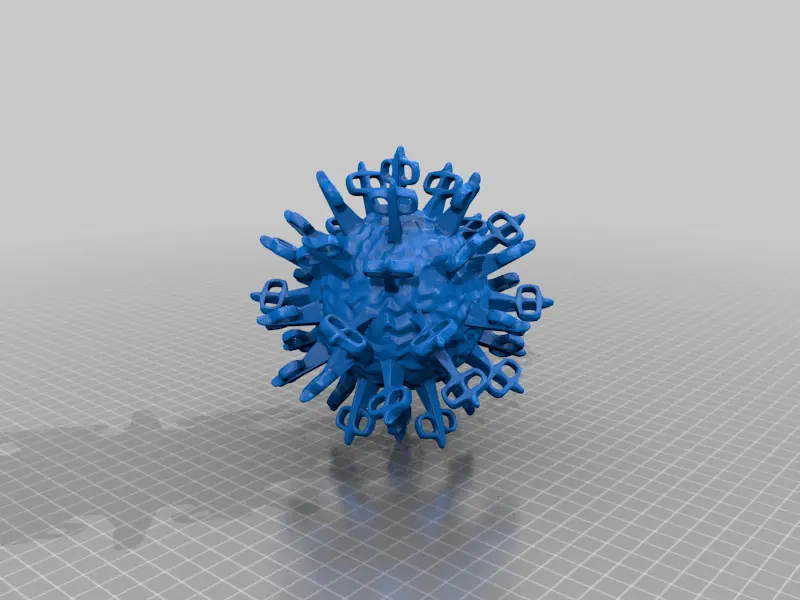korona virüs çin varyant commercial share benzer 3d by syzguru11 teşekkürler 3D print model - Mito3D