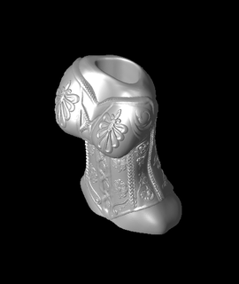 corsets vase stylo pot mécanique arts divertissement 3d print model - Mito3D