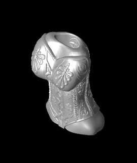 corsette vase tattooed mechanics Arts & Entertainment 3d print model - Mito3D