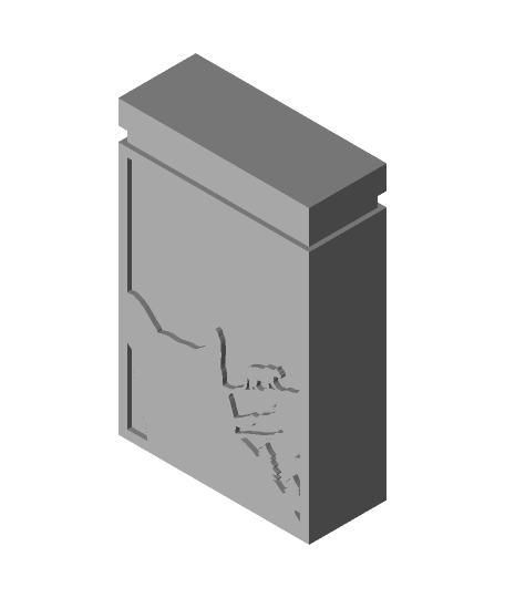 cougar rectangle container derz13 3D print model - Mito3D