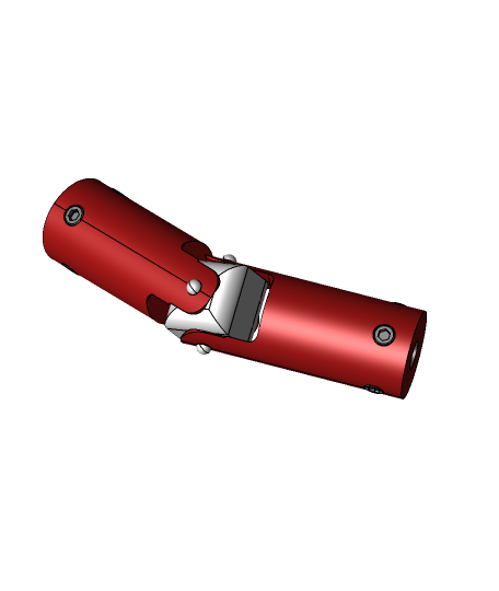 Kupplung Kardan Universal Joint Polizist 3d Modell danke 3D print model - Mito3D