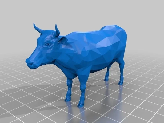 cow - 3d by minifabrikam on thangs 3d print model - Mito3D