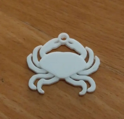 krabbe ohrring 3d by leistung tricks on danke 3d print model - Mito3D