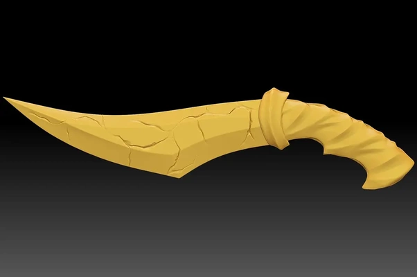 cracked dagger 21122022 - 3d by bowpie on thangs 3d print model - Mito3D