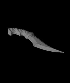 cracked dagger 21122022 bowpie 3d print model - Mito3D
