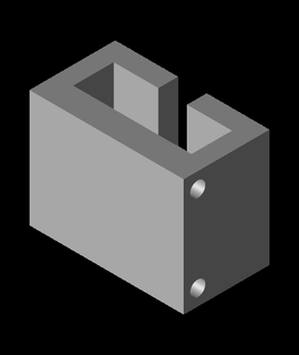 creality - ld-002r buildplate mount repla 3d print model - Mito3D