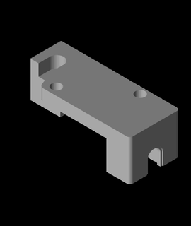 creality cr-6 se filament sensor base 3d model thangs 3d print model - Mito3D