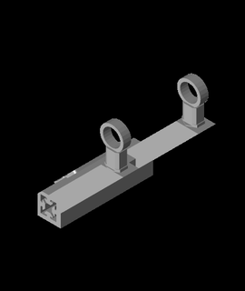 creality rail spool holder shire 3d print model - Mito3D