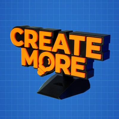 create desk sign - 3d by printingbuilds on thangs pop art 3d print model - Mito3D
