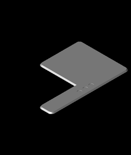 Anerkennung Karte Tablett ulsmith 3d print model - Mito3D