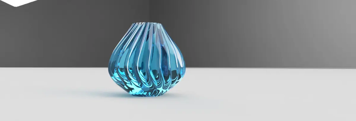 cristal vase v1 stl 3d by shack3d impression 3d print model - Mito3D