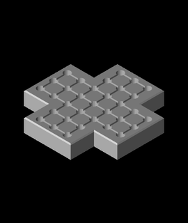 cruzar forma clavija tablero juego 3d modelo hobson318 gracias 3d print model - Mito3D