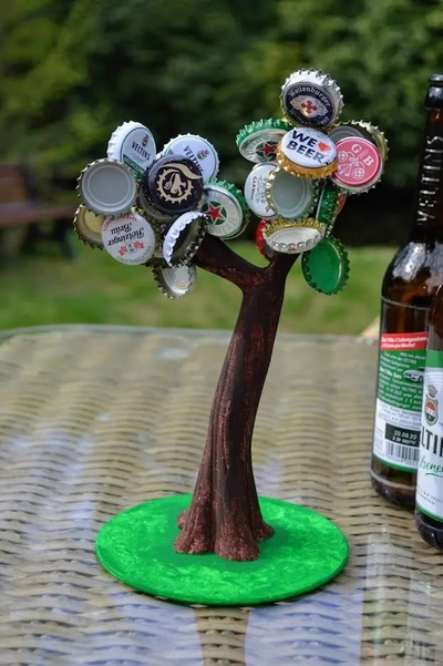 crown cork party beer tree magnet 3d printing model - by medi2go on thangs 3d print model - Mito3D