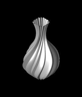 crown vase 3d model maquinaesmy thangs 3d print model - Mito3D