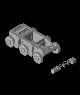 kırıcı tank Uçan göz Mars Hobiler oyunlar 3d print model - Mito3D