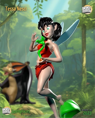 cristal ferngully 3d by sparkyface5 on gracias 3d print model - Mito3D