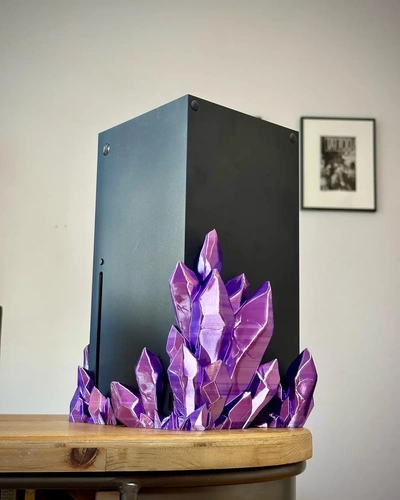 crystal dock xbox series x - holoprops 3d by on thangs 3d print model - Mito3D