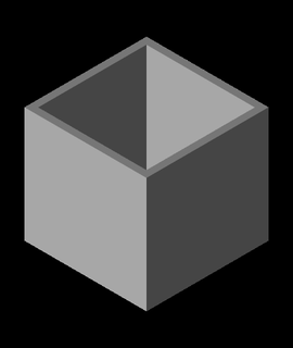 cube franchement construit 3d modèle 3d print model - Mito3D
