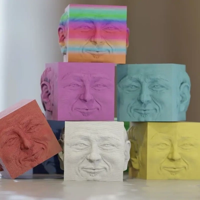 cube head calibration - 3d by mireplica on thangs 3d print model - Mito3D