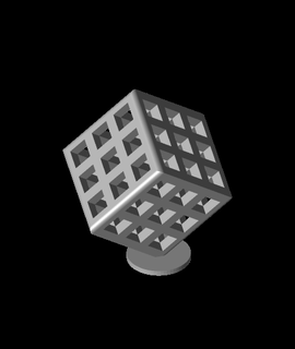 cubic designstl 3d model futurelogicvgs thangs 3d print model - Mito3D