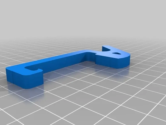 cubical coathook 50mm x 9mm - 3d by cnlson on thangs 3d print model - Mito3D