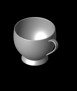 cup 2 roboninja 3d print model - Mito3D