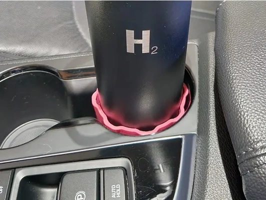 cup holder adapter h2 hydrology 22 oz water bottle in 2015 hyundai sonata - 3d by sj3dprints on thangs 3d print model - Mito3D