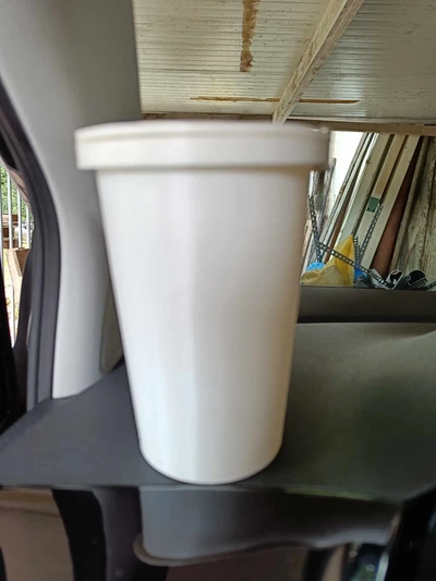cupholder trashcan - 3d by power tricks on thangs 3d print model - Mito3D