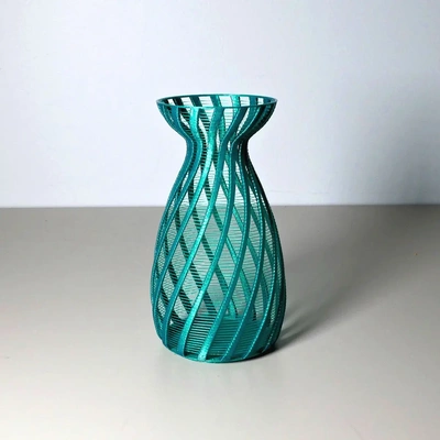 courbée chaîne vase 3d by printbunny 3d print model - Mito3D