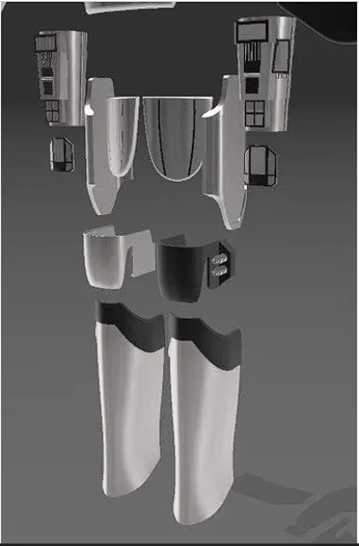 custom mandalorian armor - 3d by reprops03 on thangs 3d print model - Mito3D