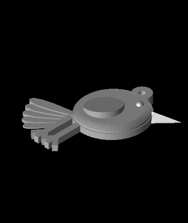 özelleştirilmiş kuşlar pir 3d print model - Mito3D