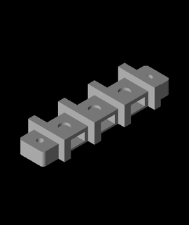 angepasst konfigurierbar Terminal Block 3d Modell danke 3d print model - Mito3D