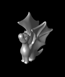 Şirin bebek Ejderha gwillathedragon 3d print model - Mito3D