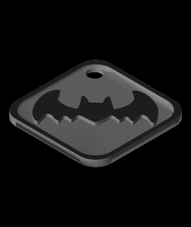 cute bat keyring halloween Pop Culture 3d print model - Mito3D