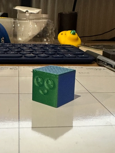 mignonne étalonnage cube 3d by 39 arbre thé 3d print model - Mito3D