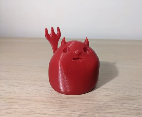 cute devil character - 3d by kwerkshop on thangs 3d print model - Mito3D