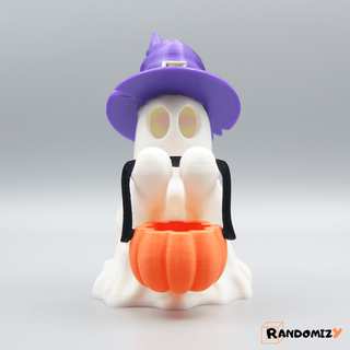cute ghost - trick treat randomizy 3d print model - Mito3D