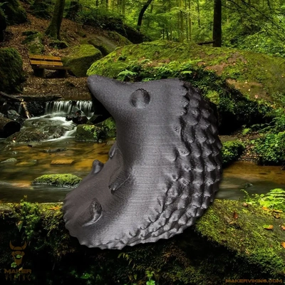 cute hedgehog - 3d by makerviking on thangs viking xmas 3d print model - Mito3D
