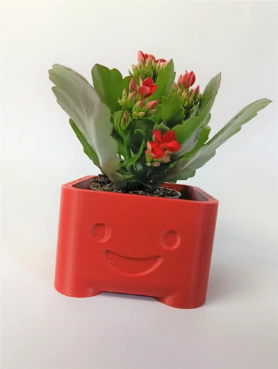cute planter tim - 3d by ri0m0 on thangs home & garden gardening landscaping rectangle 3d print model - Mito3D