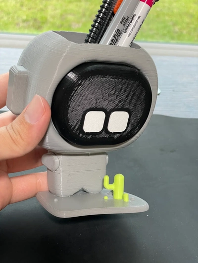 cute robot pen holder - 3d by taha edilgen on thangs 3d print model - Mito3D