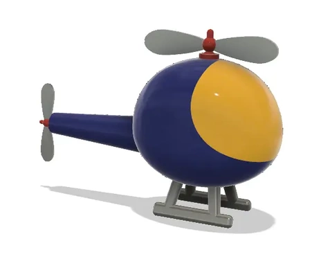 cutie helicopter - 3d by blackjack123 on thangs 3d print model - Mito3D