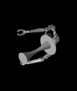 cyberpunk bionic arm 3d model samuelwoolfolk thangs 3d print model - Mito3D