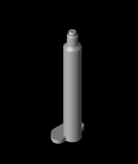 Zylinder pinstl 3d Modell evangelisch danke 3d print model - Mito3D