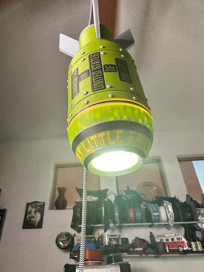 d' bomb hanging ikea light turn room or space - 3d by thelightspd on thangs 3d print model - Mito3D