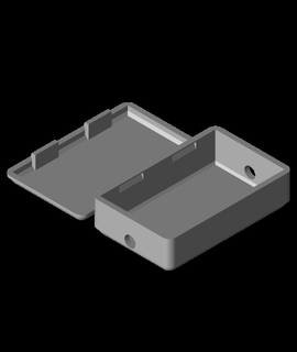 d1 mini USB tábua phone carregador caso bainha 3d modelo 3d print model - Mito3D