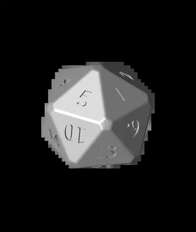 d20 - 3d by varmfskii on thangs 3d print model - Mito3D