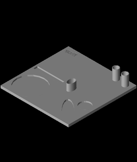 dab traystl printcipl4 3d print model - Mito3D