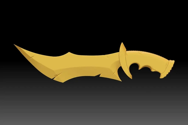 dagger 02012023 - 3d by bowpie on thangs 3d print model - Mito3D